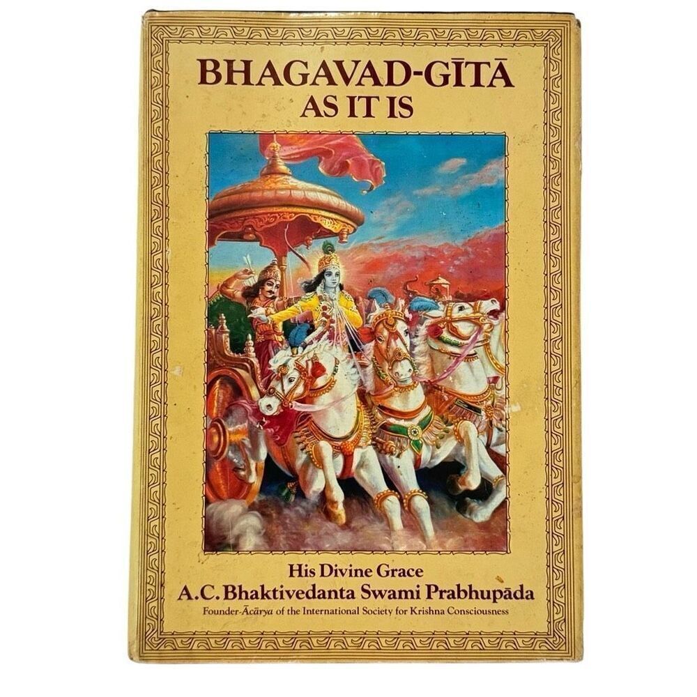 Bhagavad-Gita "As It Is" By Bhaktivrdanta Swarmi Prabhupada (1972, Hardcover)